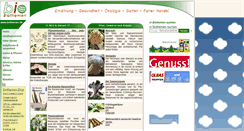 Desktop Screenshot of biothemen.de